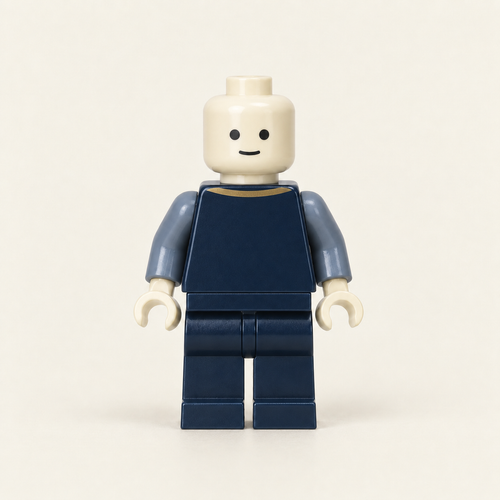 Sample harbor minifigure, front view