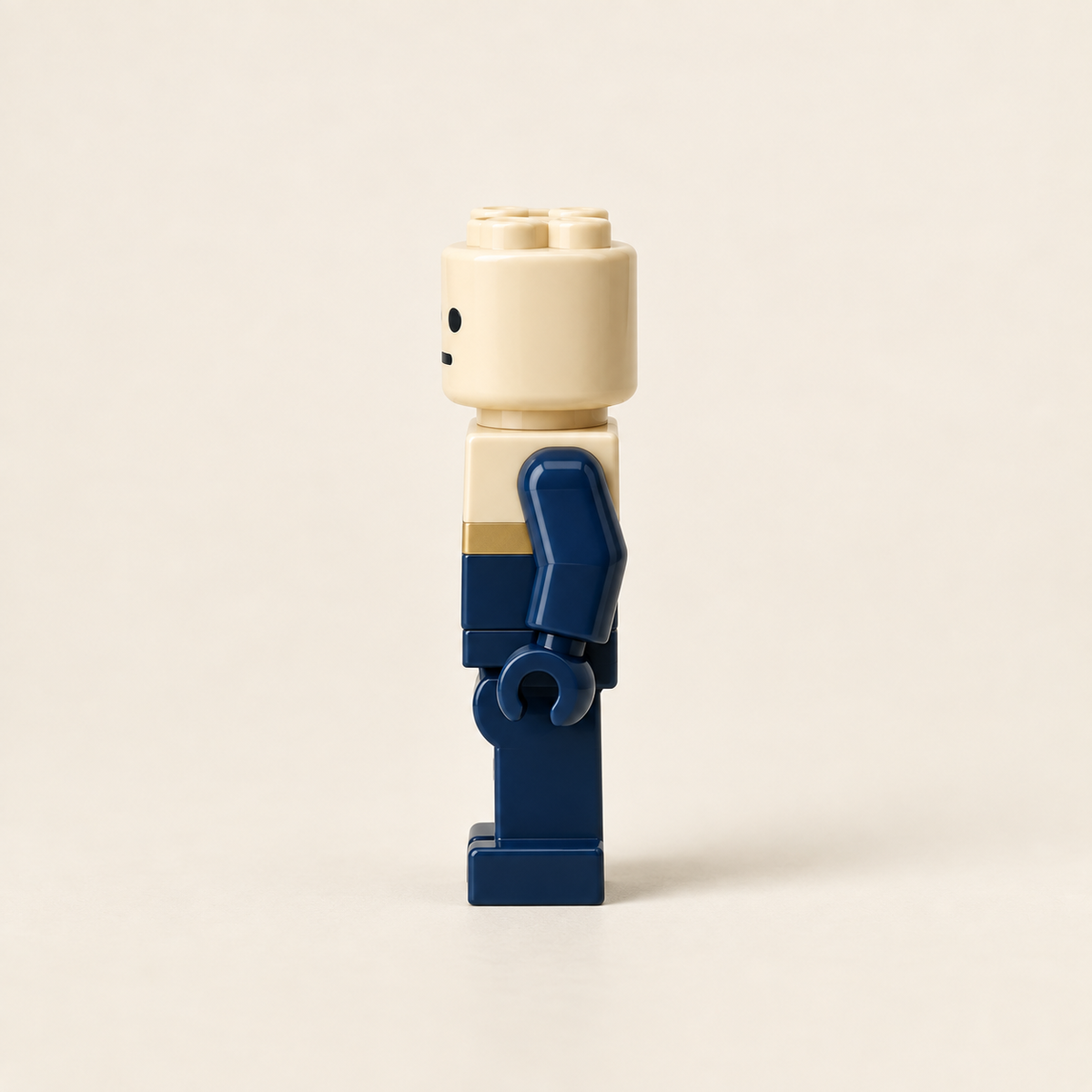 Sample patrol minifigure, side view